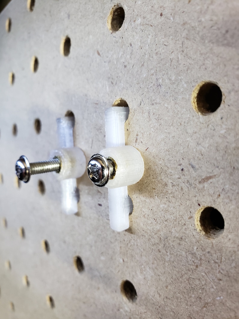1/4 Inch Pegboard Connector 10 Pack Etsy