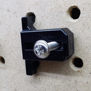 1/4 Inch Pegboard Slider Connector - 10 pack