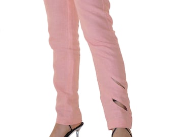 Leaf Cut-Out Pant