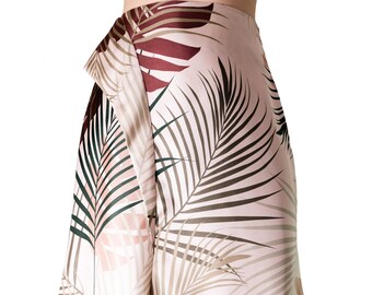 Palm Leaf Multi Asymmetrical Skirt