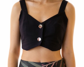 Cropped Vest