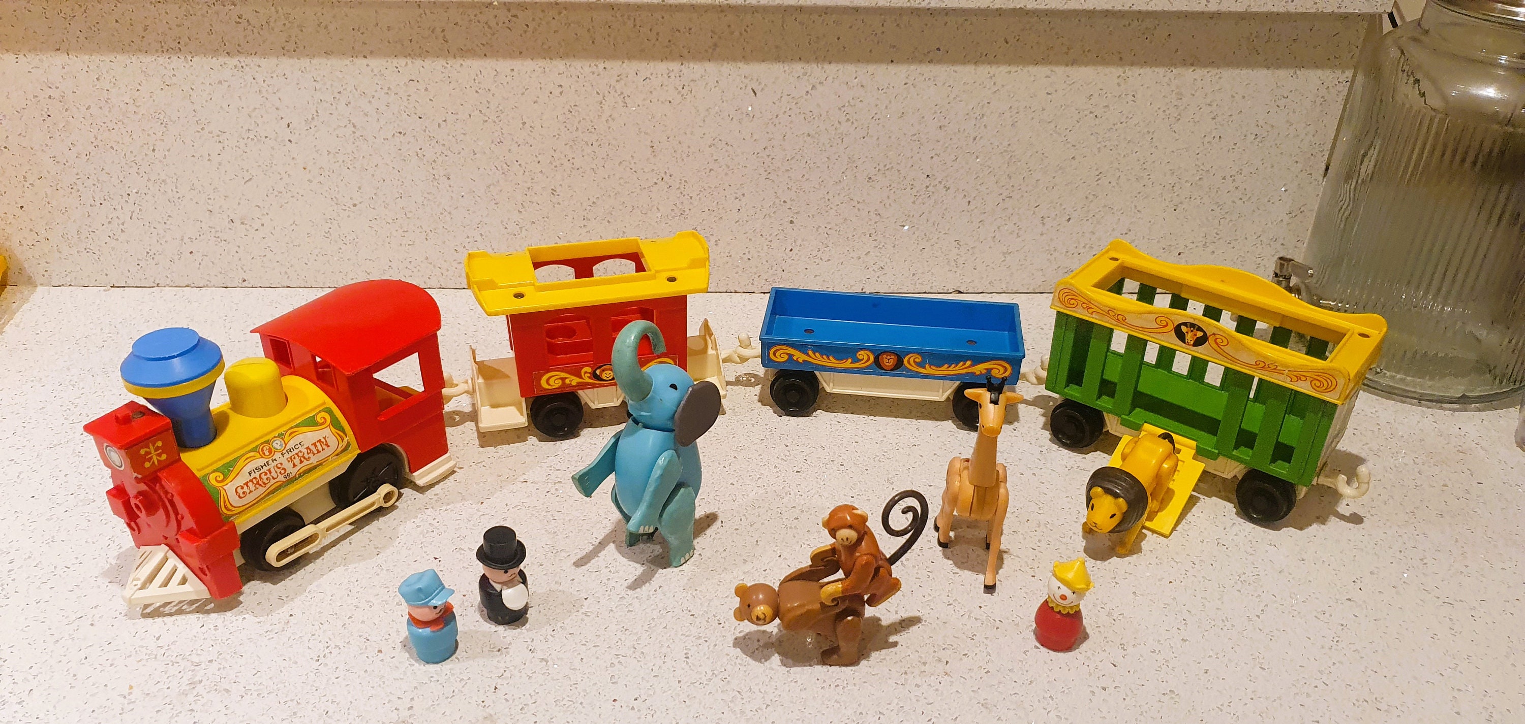 Vintage Fisher Price Circus Train Little People Complete Original 70s One IMMACULATE Etsy Australia