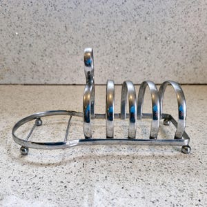 Vintage, Toast Rack, Metal, Jam Pot Holder, Metal Toast Rack, MCM, Mid century, Stylish, Retro Dining, Kitchenalia