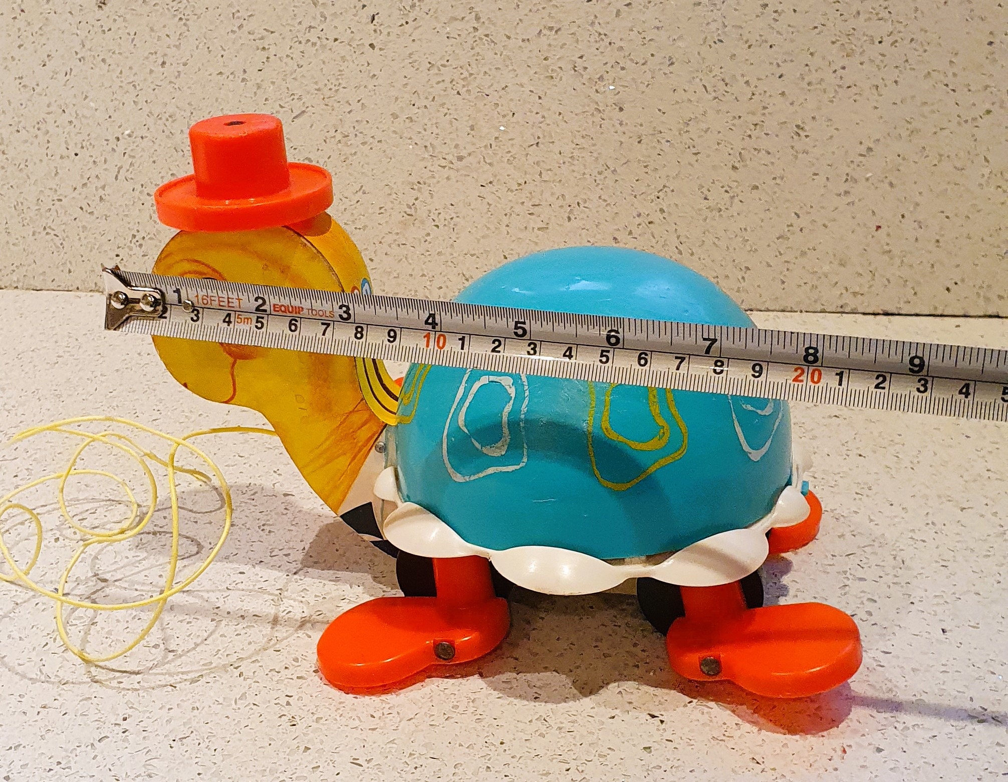 Vintage Fisher Price Tippy Toe Turtle Pull Toy (1962-1977) - Etsy