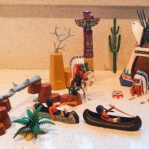 nice Indian family Playmobil (western, cowboy) 0313