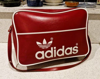 1980s Vintage Adidas Red Sports Bag - Etsy