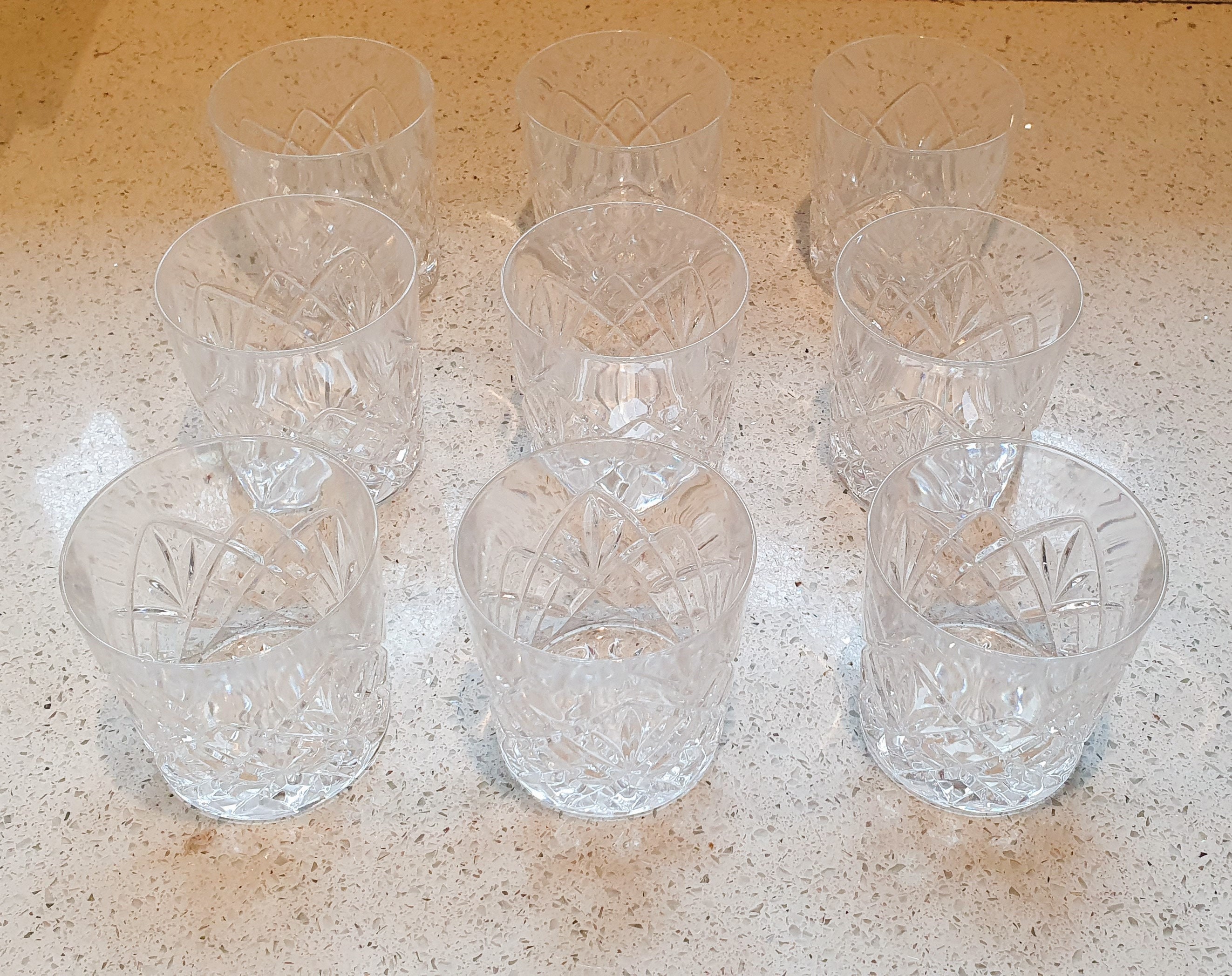 Davinci Vintage Lead Crystal Whiskey Glasses, Single Glasses or Set of