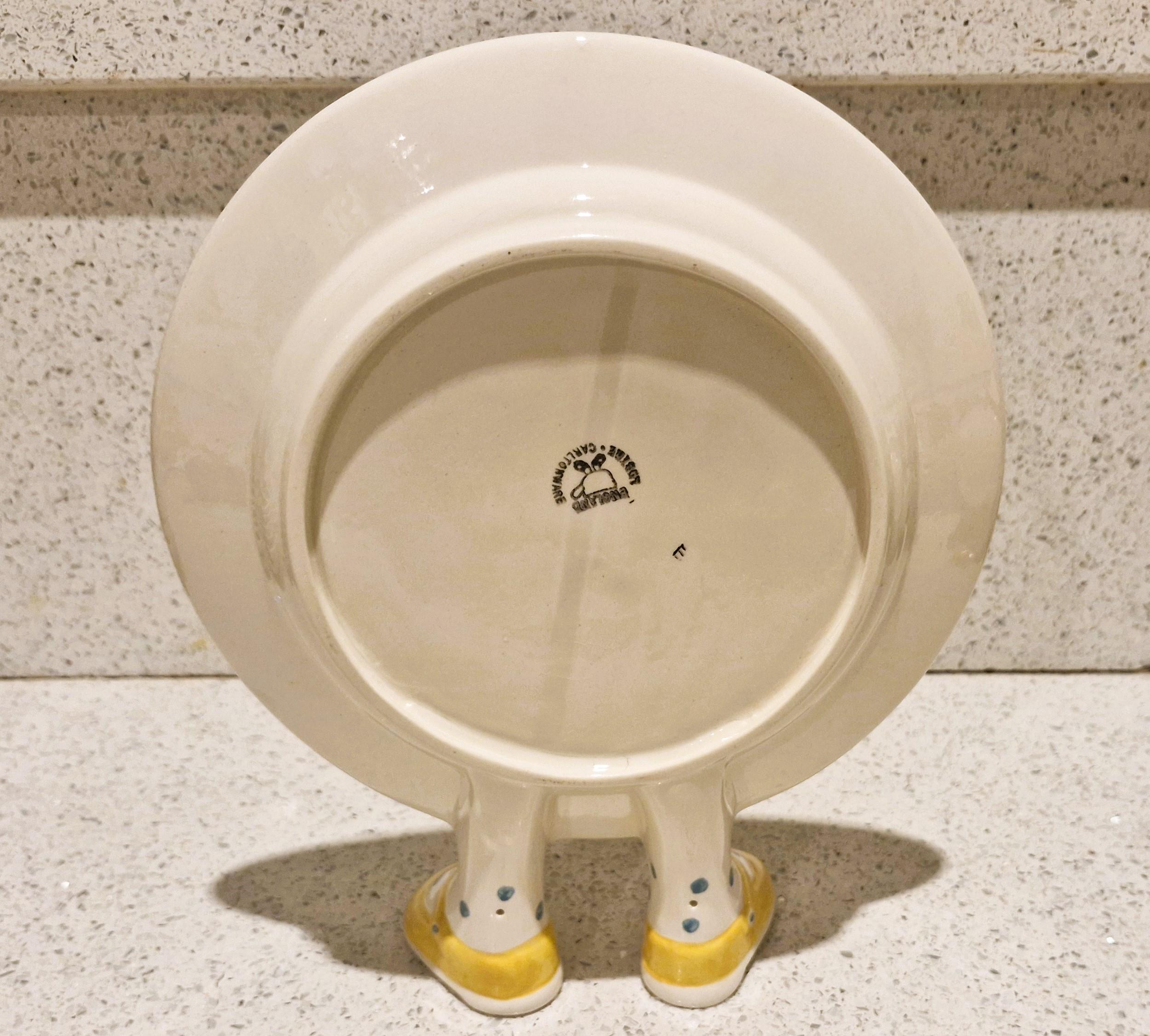 Carltonware, Walking Plate, Hand Painted, Carltonware