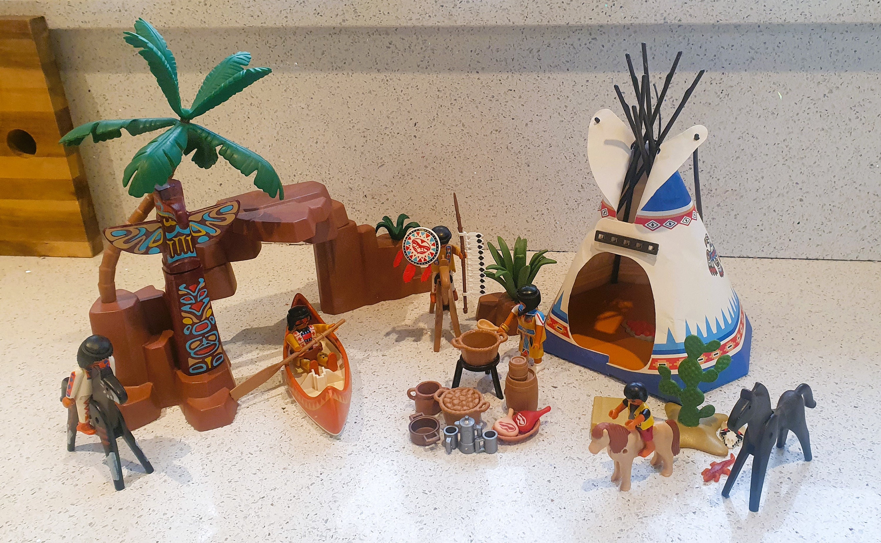 Playmobil vintage Indiens -  France