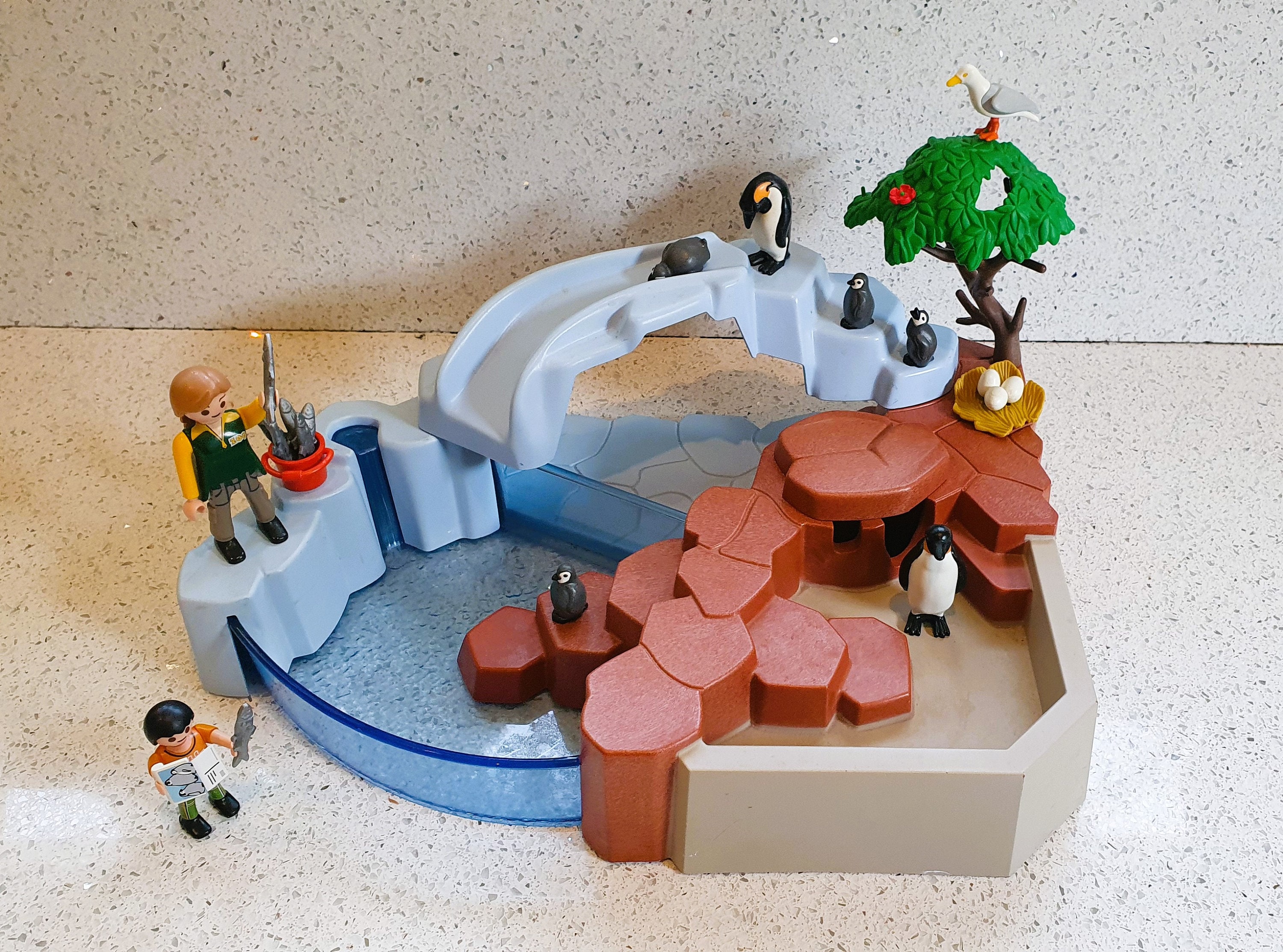 Playmobil Penguin Enclosure, Penguins, Zoo, Penguin Family, Playmobil 