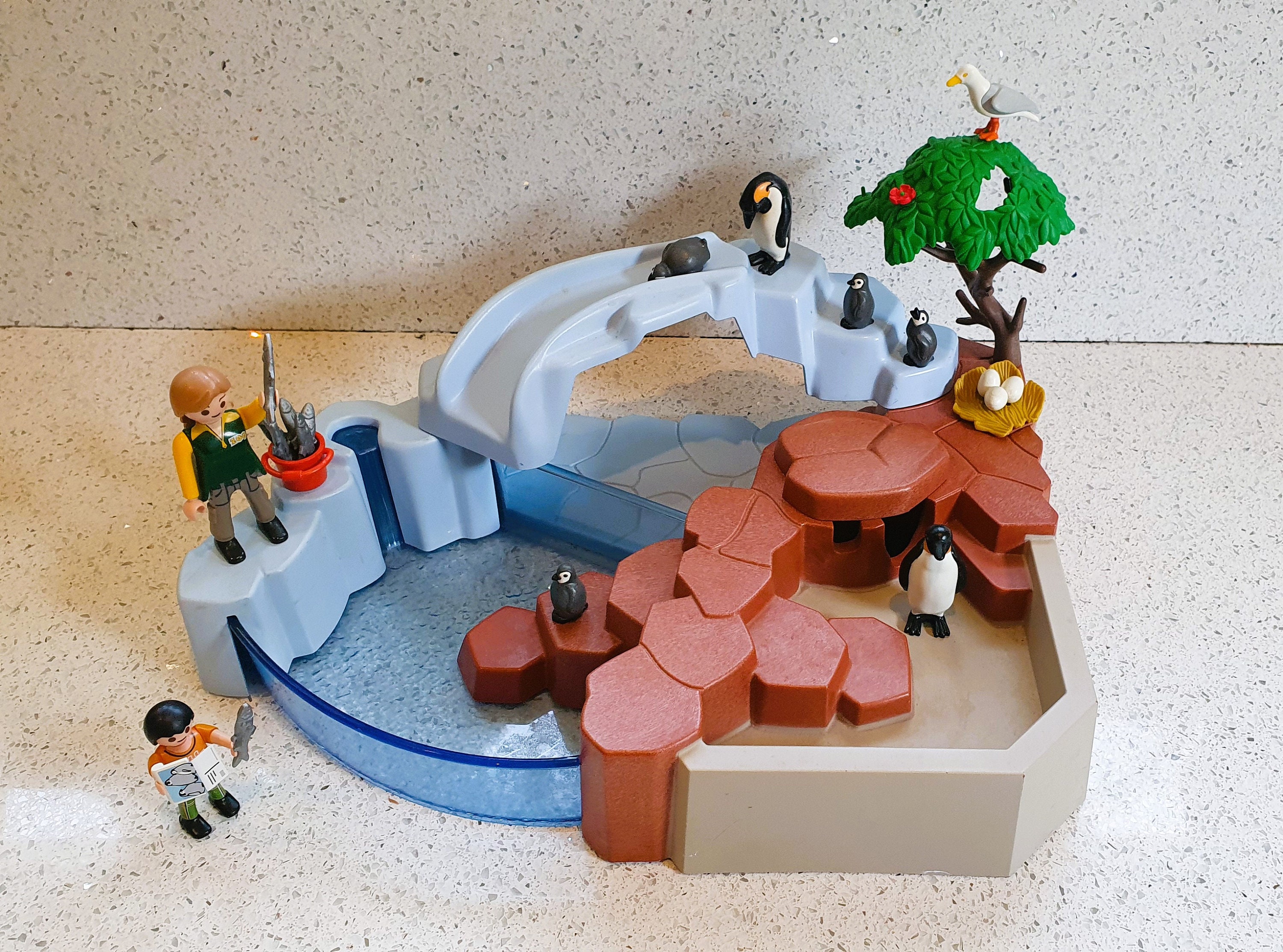 Playmobil Penguin Enclosure, Penguins, Zoo, Penguin Family, Playmobil 