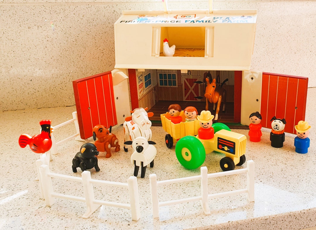 Fisher Price Farm, Fisher Price Play Family Farm, Vintage Fisher Price ...