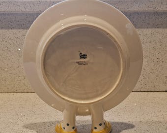 Carlton Ware lustre Walking Ware plate, biscuit dish with