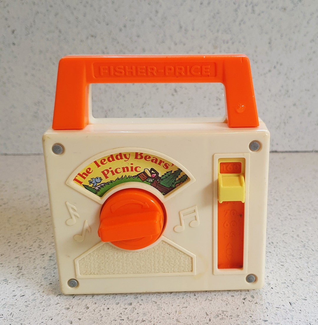 Vintage Fisher Price Wind up Radio Music Box Vintage Toy Etsy