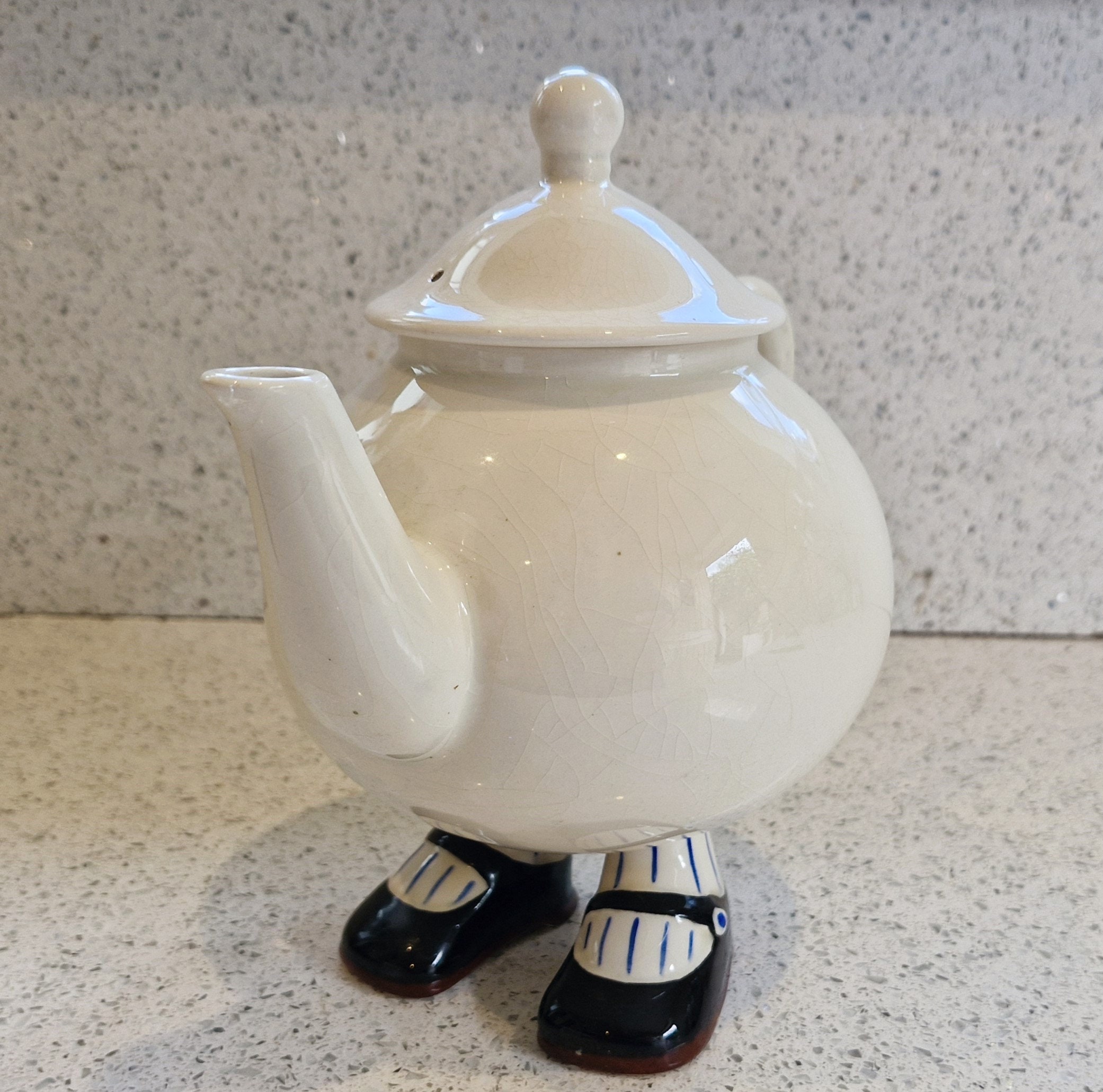 Carltonware, Walking Teapot, Hand Painted, Carltonware Carltonware, Walking Teapot, Hand Painted, Carltonware