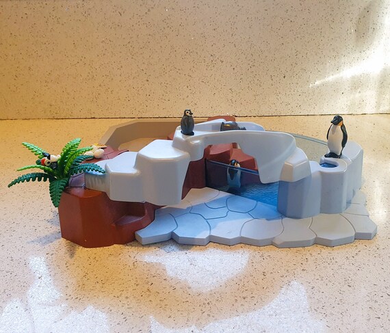 Playmobil Penguin Enclosure, Penguins, Zoo, Penguin Family, Playmobil 