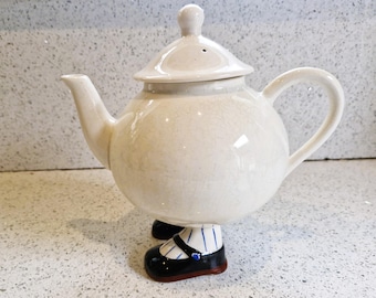 ＊Carlton ware walking Tea Pot＊ Vintage Carlton/Price Blue Mary Jane Walking Ware Teapot | eBay