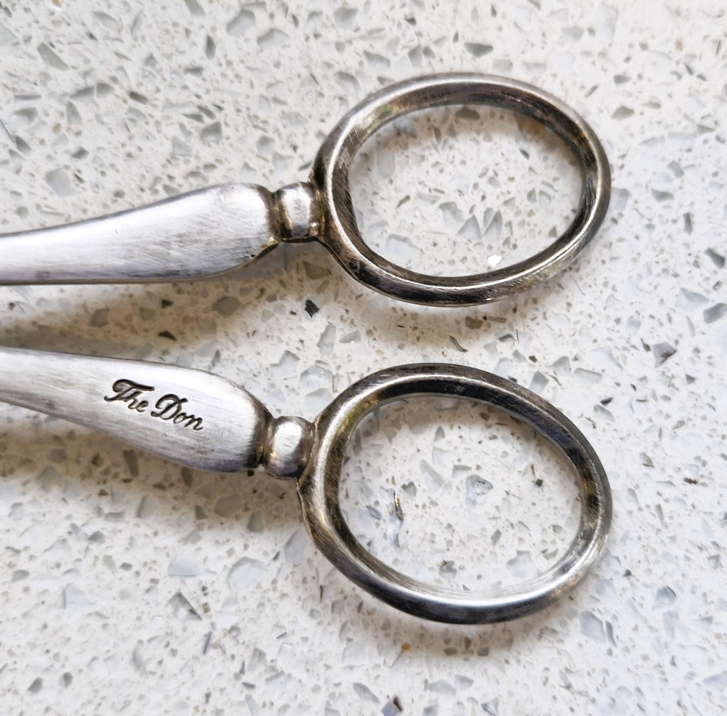 ヴィンテージ シルバーメッキ サラダサービングトング - クーパー