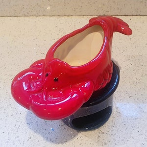 Vintage Lobster Butter Warmer Set: Boston Warehouse Fondue