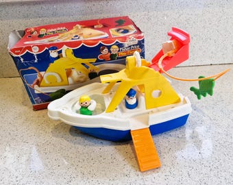 ヴィンテージ フィッシャープライス フィッシングボート - 1989年製