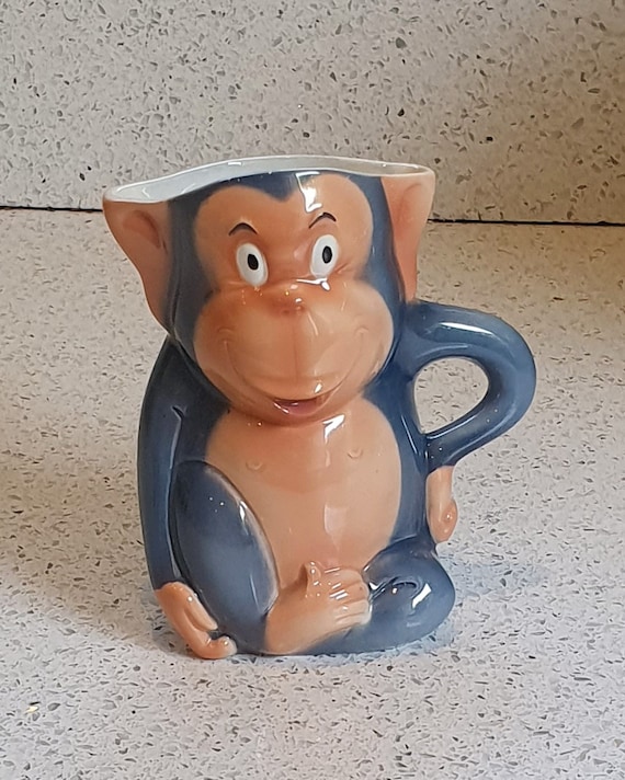 未使用PATTRIC BOYLEパトリックボイル猿monkey刺繍Gジャン Vintage Goebel Happy Chimps Creamer: 1960s Monkey Milk Jug - Etsy