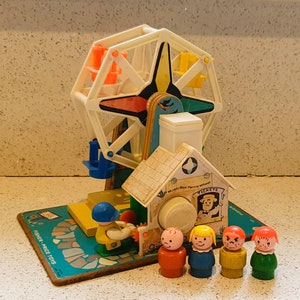 Grande Roue Musicale Fisher Price - Little People / Play Family - Fonctionne