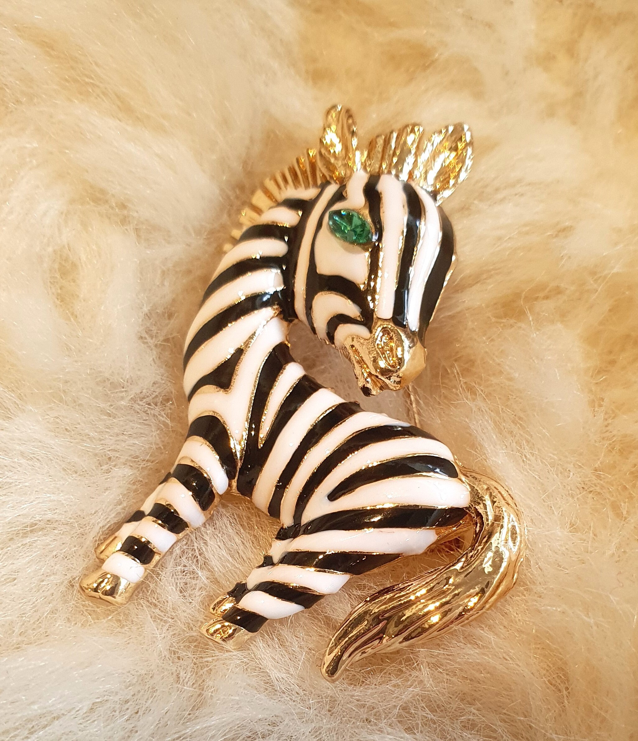 Zebra brooch 2024
