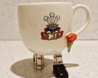 Carltonware Walking Sugar Bowl, Carltonware Sugar Bowl, Legs