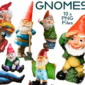 Garden Gnome Tea Towel, Kitsch Kitchen Accessory, Retro Kitchen Decor, Cute  Fairies, Woodland Folk, Gift for Gnome Lover Hater 