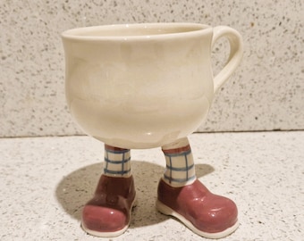 Carltonware Walking Teapot: Hand-painted English Pottery