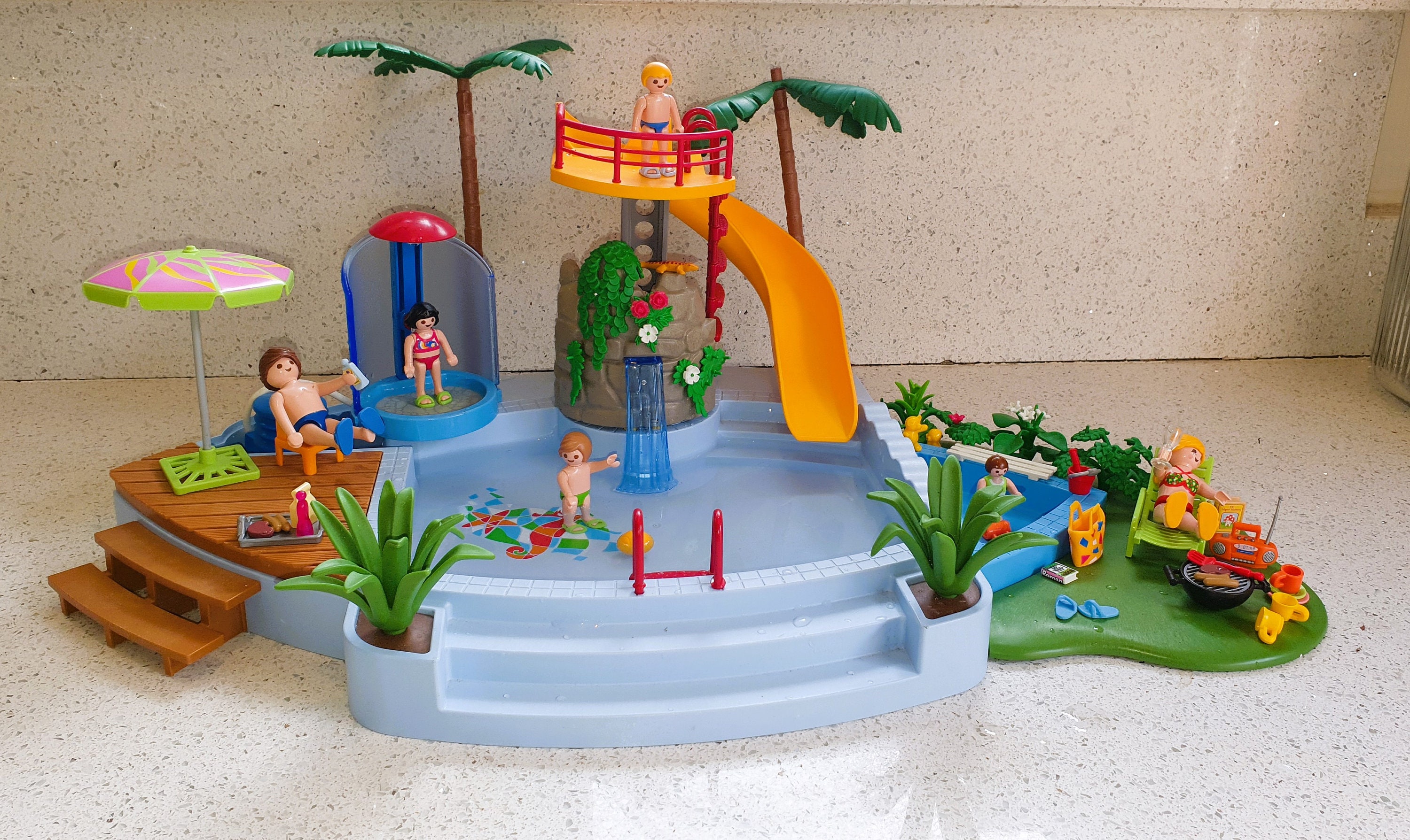 Playmobil Swimming Pool, Water Set Park, Complete, Family Playmobil,  Summer, Holiday, Set 