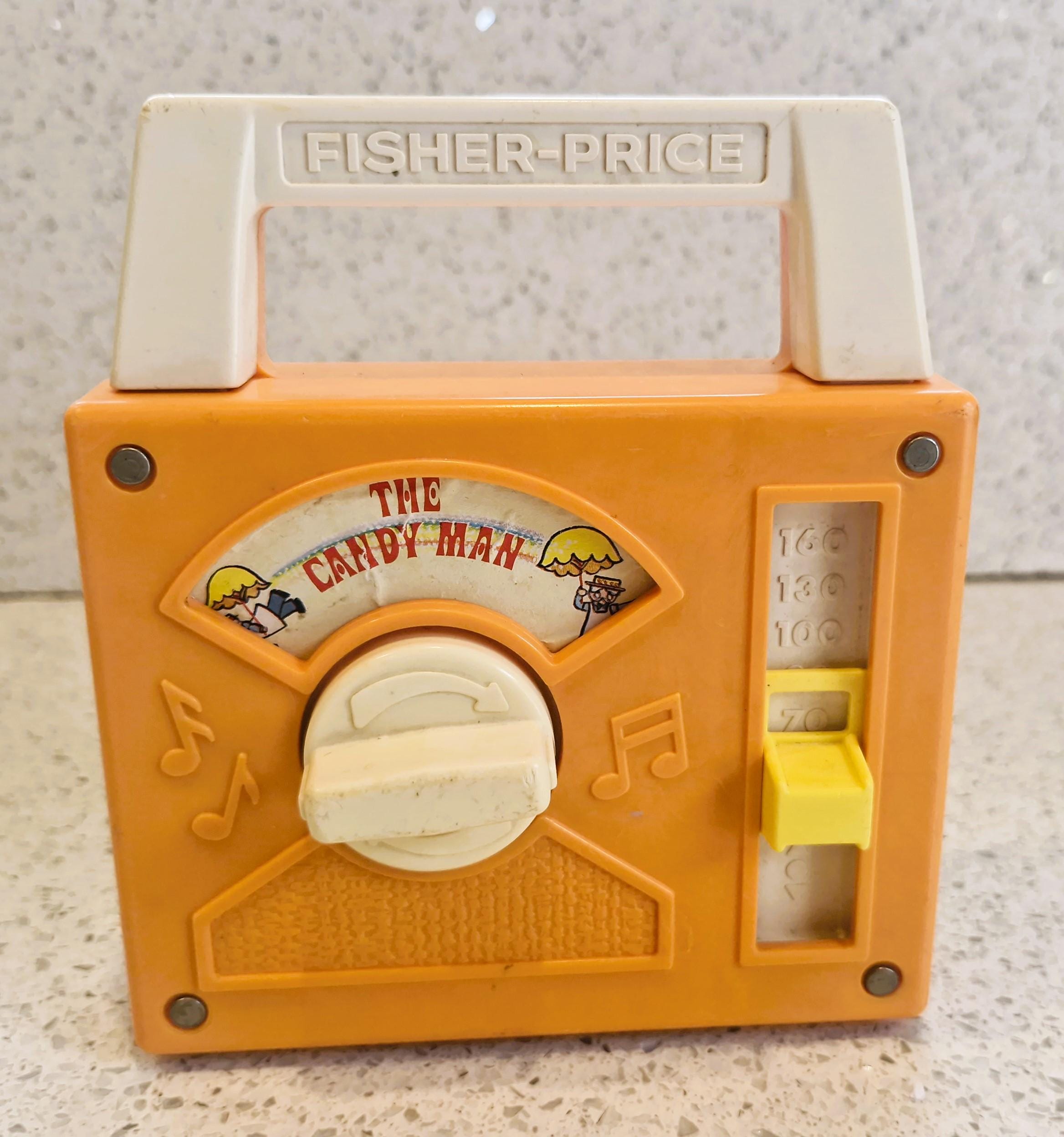 Vintage Fisher Price Radio Music Box: the Candy Man Can - Etsy Norway