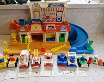 フィッシャープライス　リトルピープル　メインストリート　1986年 フィッシャープライス メインストリート 1986年 フィッシャー