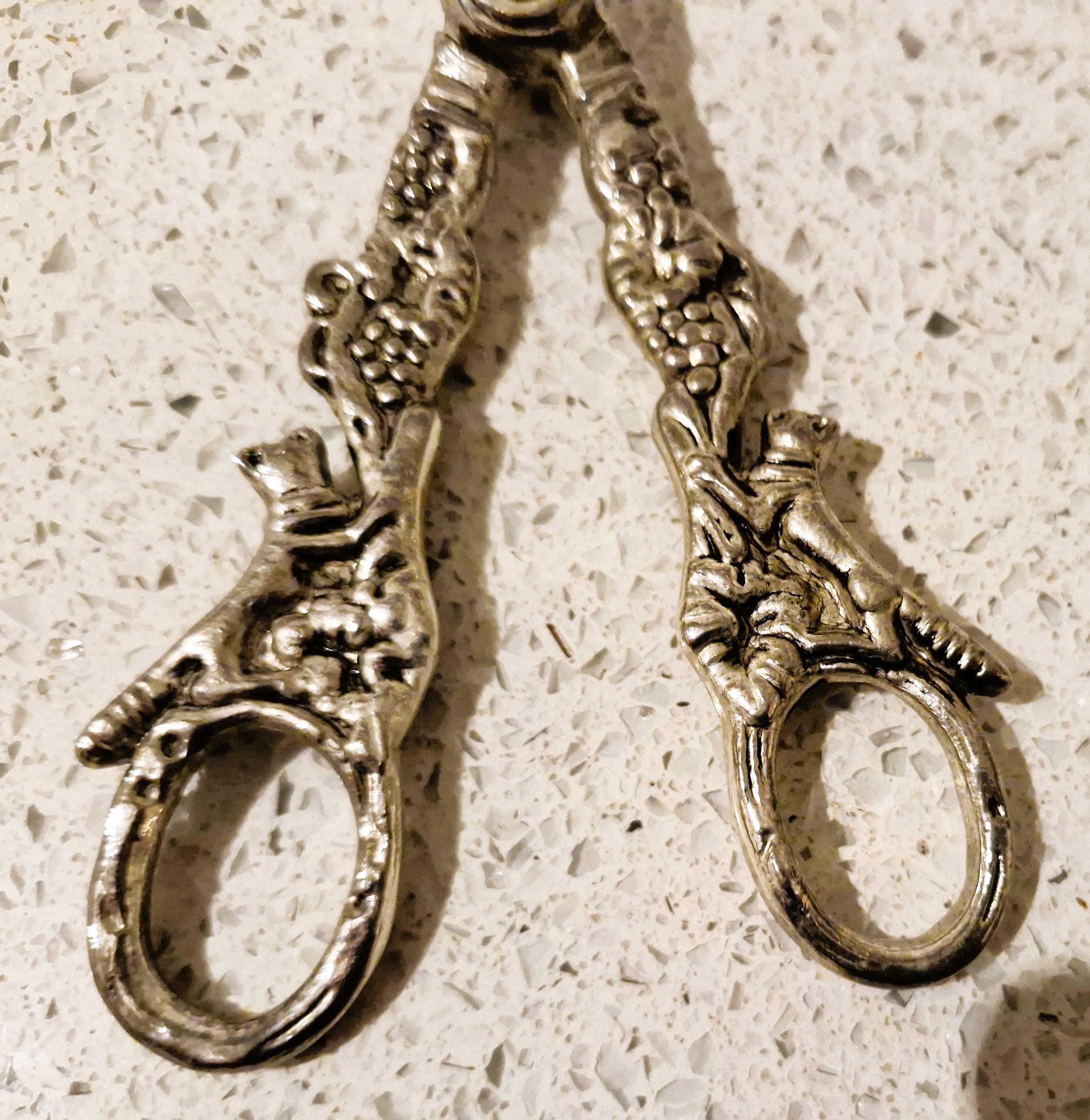 Sterling Silver Grape Scissors - Etsy