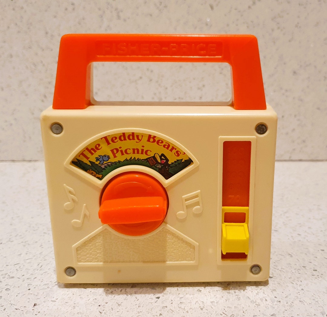 Vintage Fisher Price Wind up Radio Music Box Vintage Toy Etsy