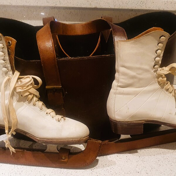 Antique Ice Skates Etsy UK