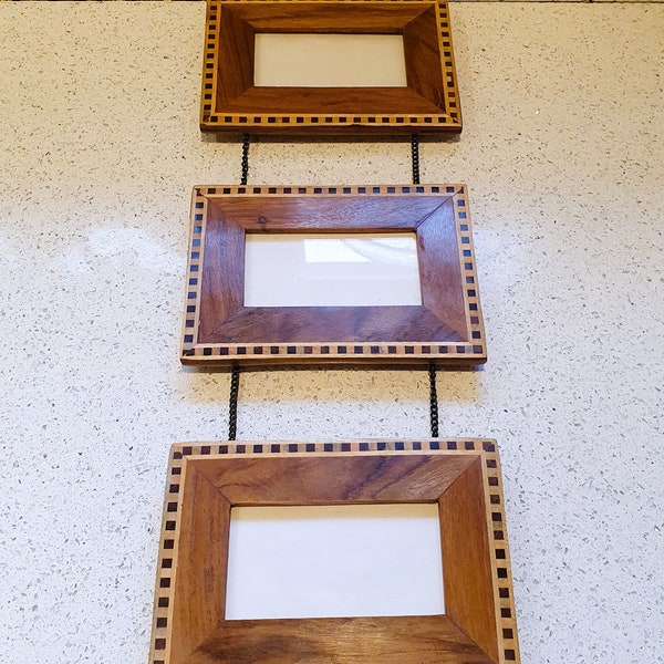 Wood Inlay Picture Etsy