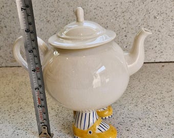 Carltonware Walking Teapot, Hand-painted English Pottery - Etsy