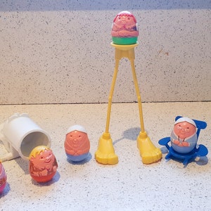 Vintage Airfix Weebles: 70s Circus, Farm, Tree House Figures