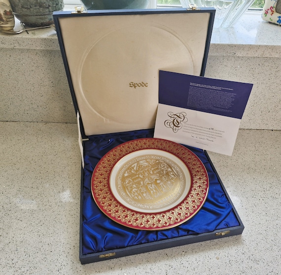 ヴィンテージ SPODE セント・トーマス・ベケット プレート：限定版