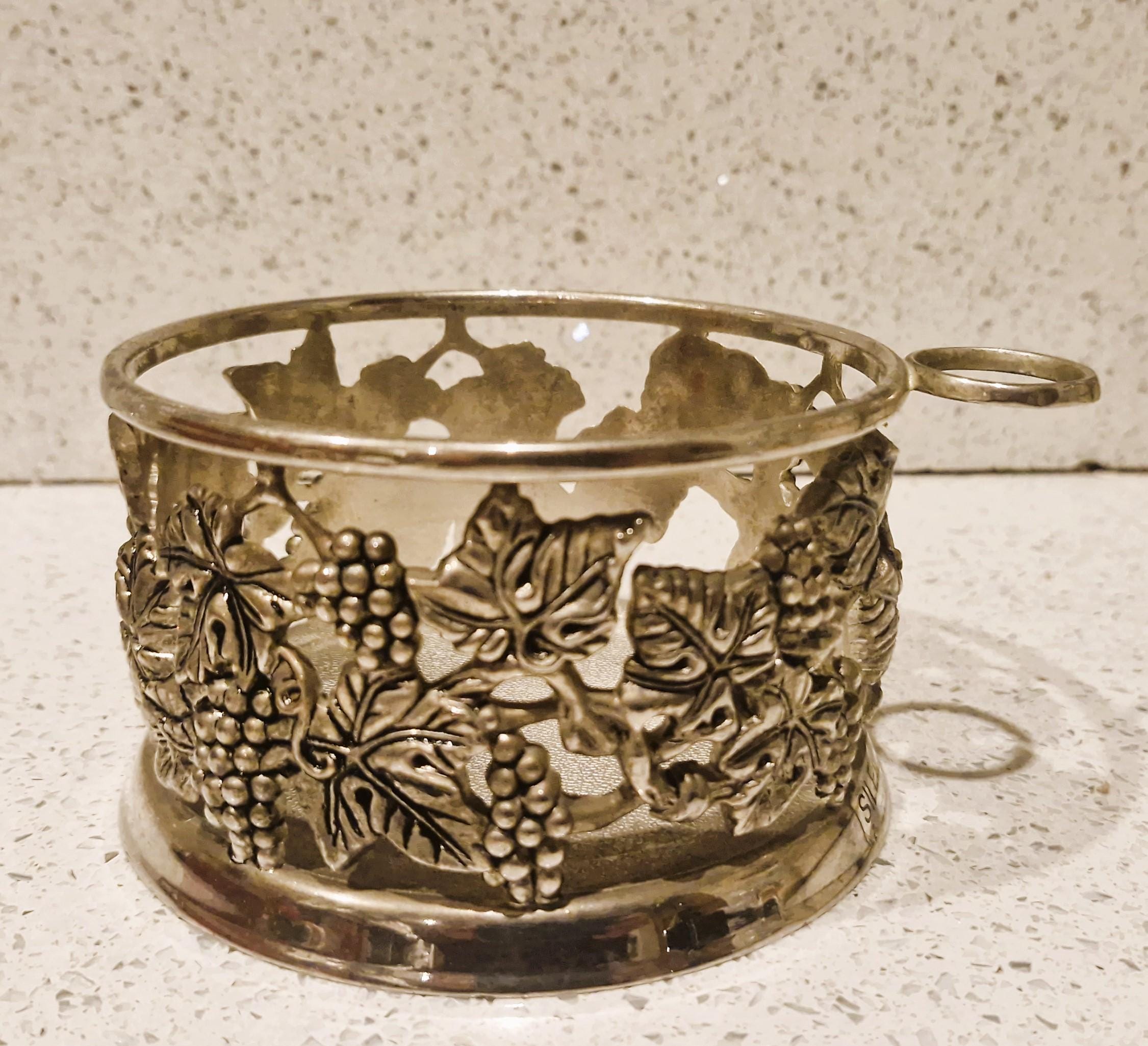 Seau à bouteille - Argenté - D 36 cm