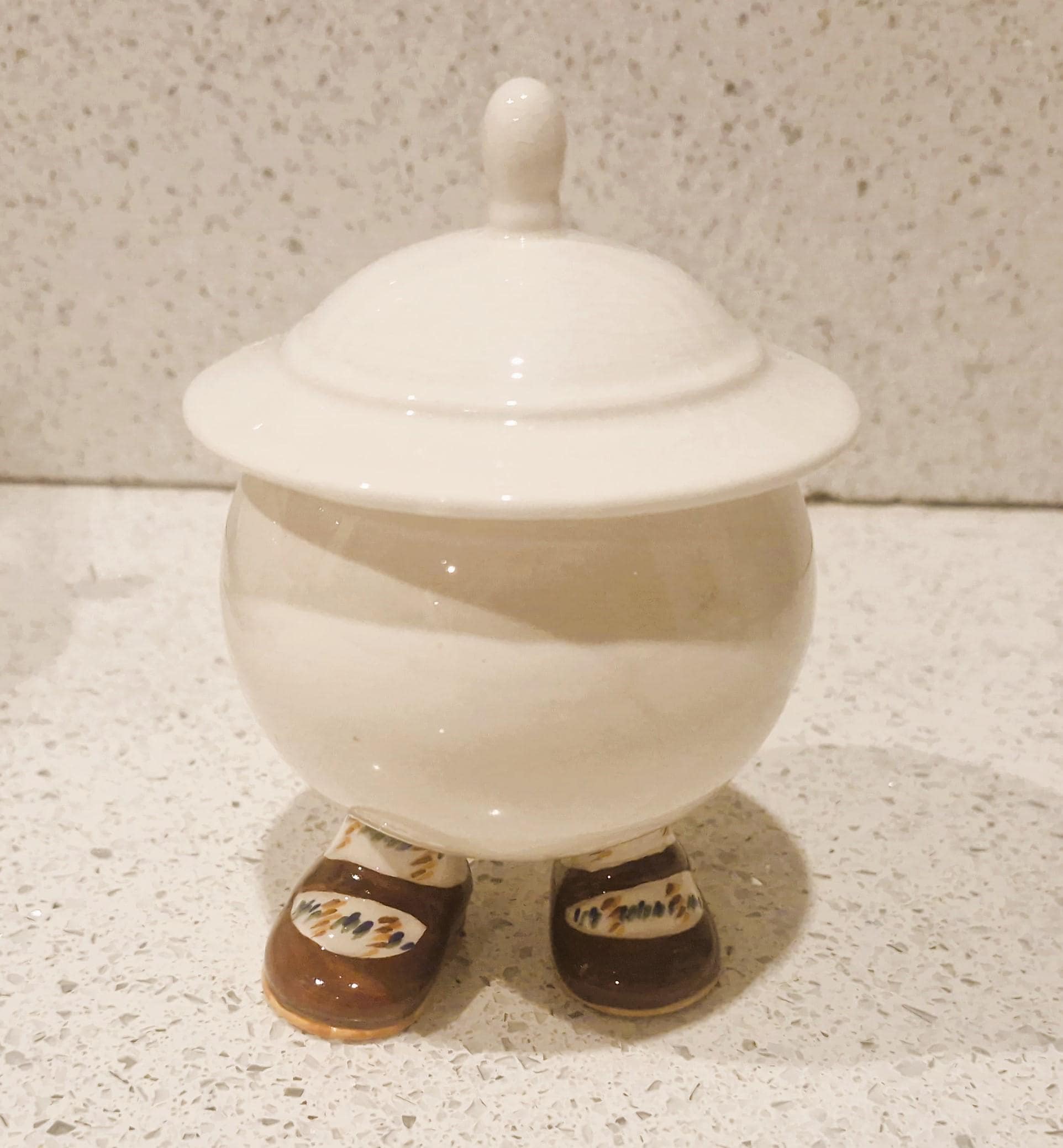 ＊Carlton ware walking Sugar Bowl & Lid＊ Carltonware Walking Sugar Bowl, Carltonware Sugar Bowl, Legs