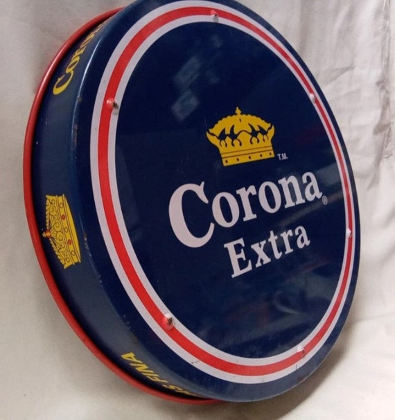 ヴィンテージコロナエキストラビールトレイ：バー広告装飾 - Etsy 日本