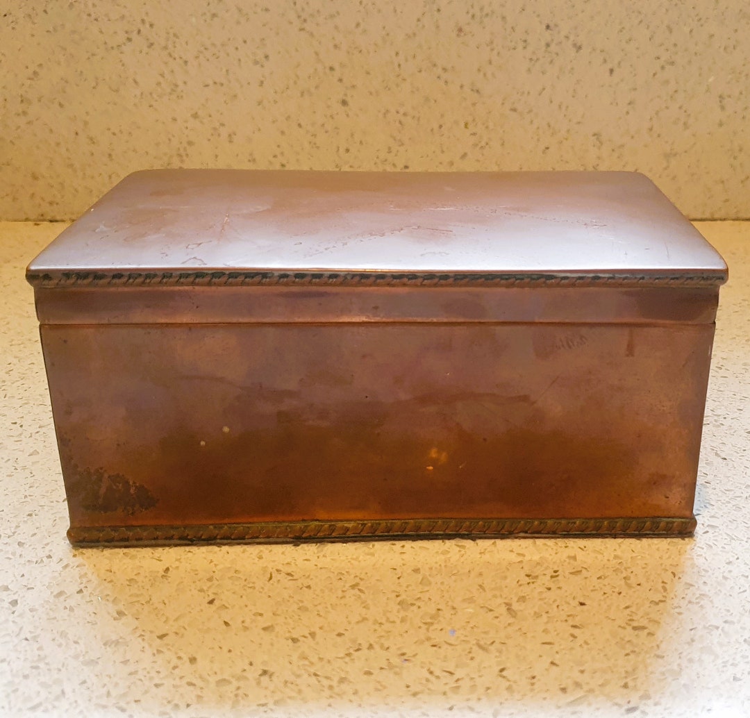 vintage-copper-box-hinged-large-medium-vintage-storage-etsy