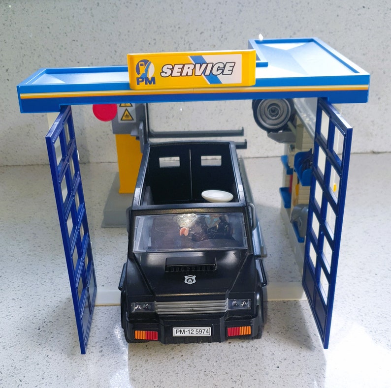 Playmobil Garage Set Mechanics Car Repair Car Etsy