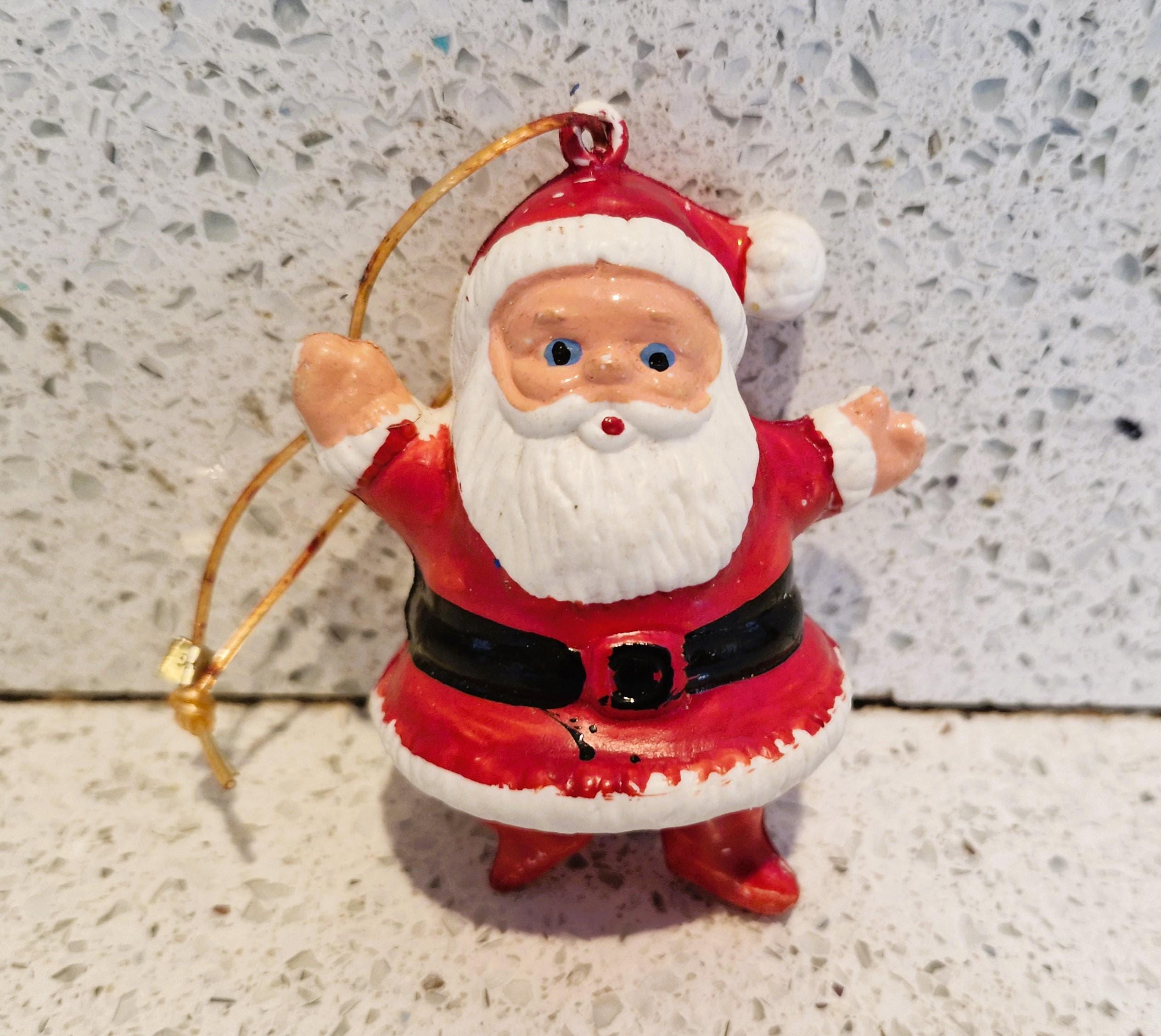 ヴィンテージサンタのクリスマスツリーオーナメント：1980年代の
