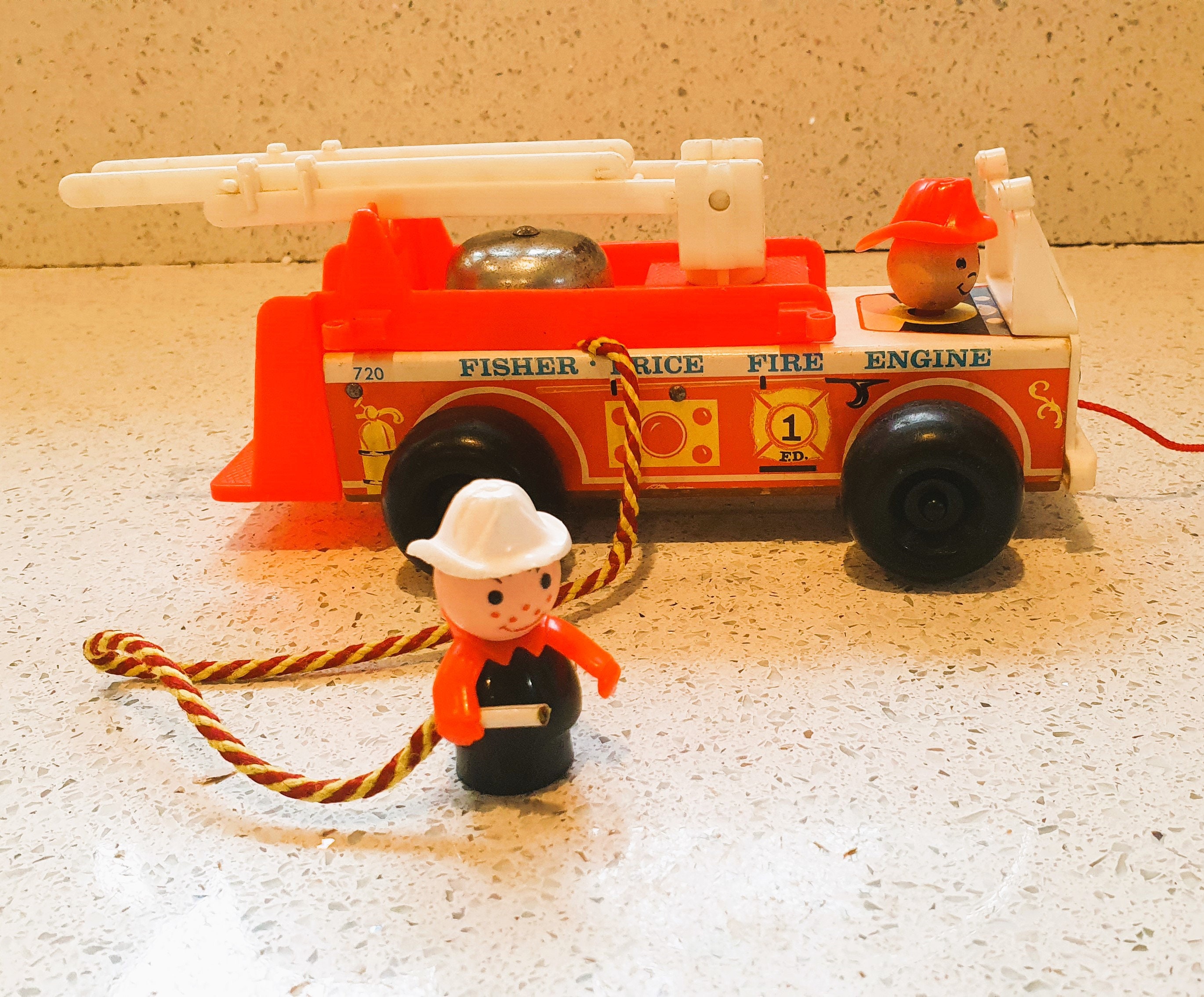 Vintage fisher best sale price fire engine