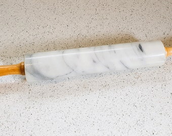 Vintage Marble Rolling Pin,  Marble rolling pin, Pastry Rolling Pin, Kitchen Gadget, Cold, Large