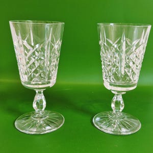 Bicchieri da liquore in cristallo vintage: piccolo set da sherry/limoncello