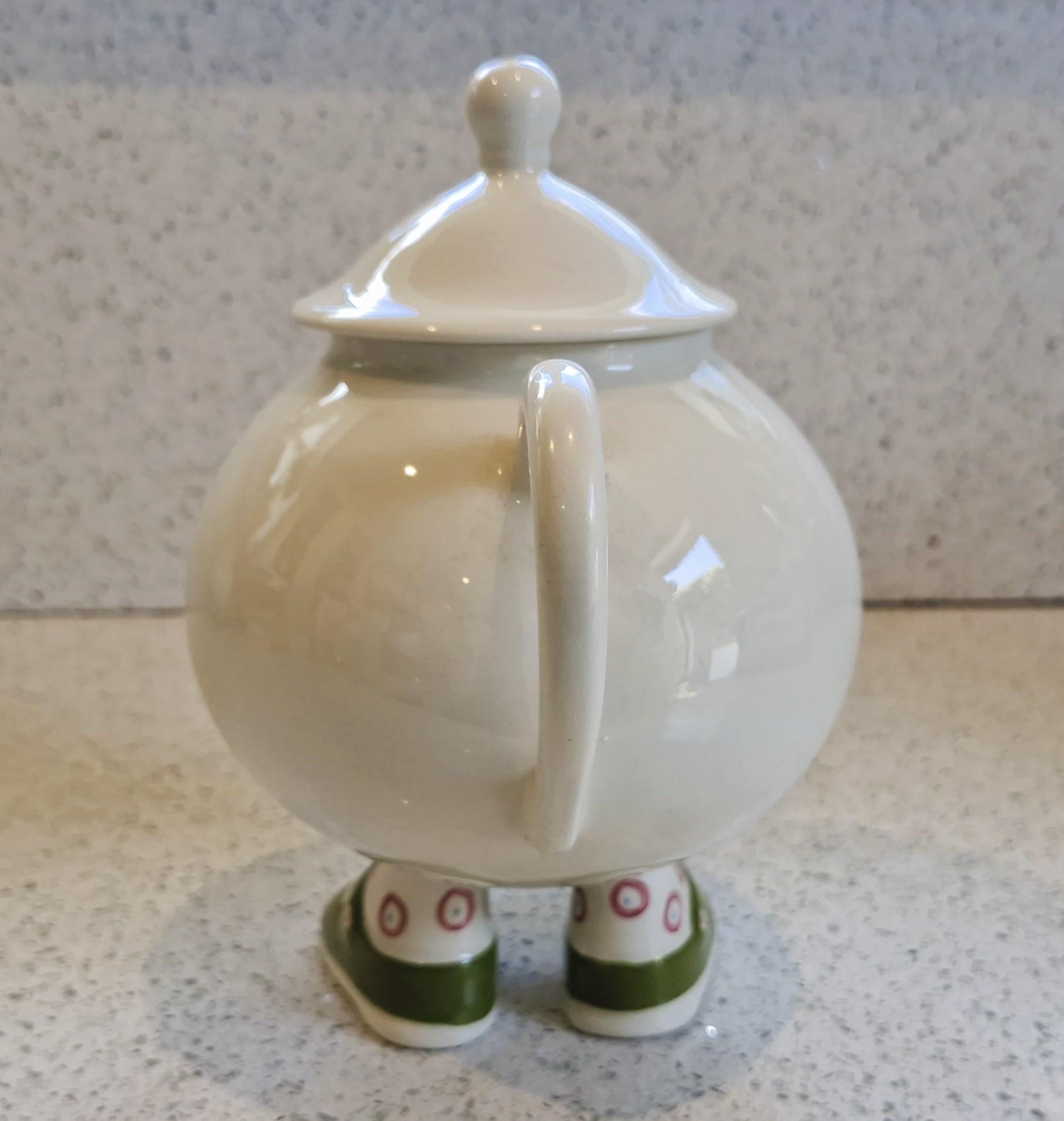 Carltonware, Walking Teapot, Hand Painted, Carltonware